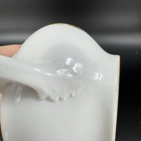 TK Thun Bohemia Czechoslovakia Sugar Bowl Porcelain Bird Flowers Pattern Vintage - Picture 6 of 15